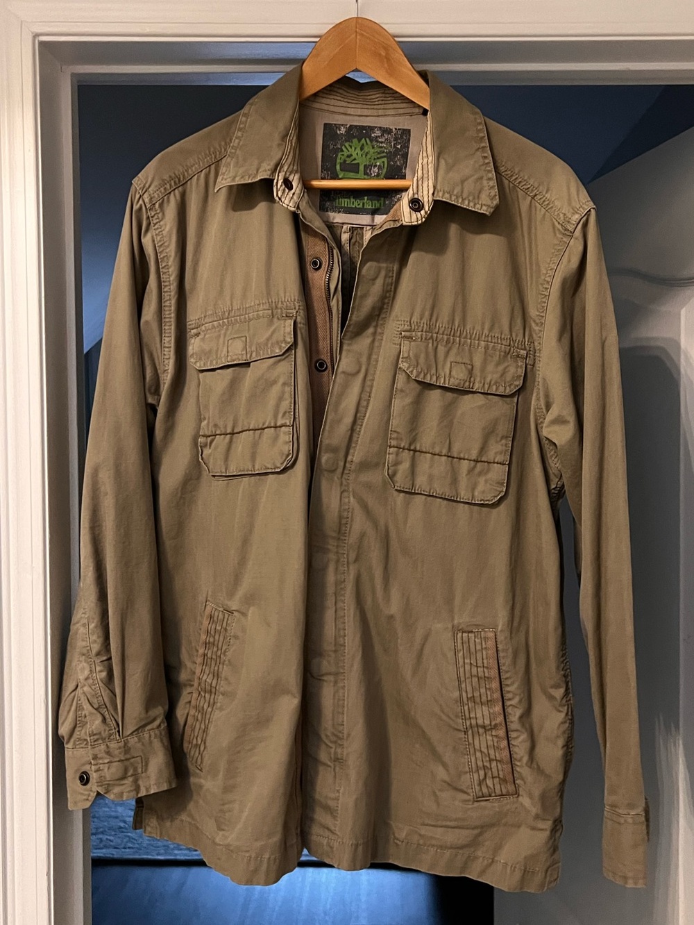 Timberland Men's Field Jacket in Khaki Green